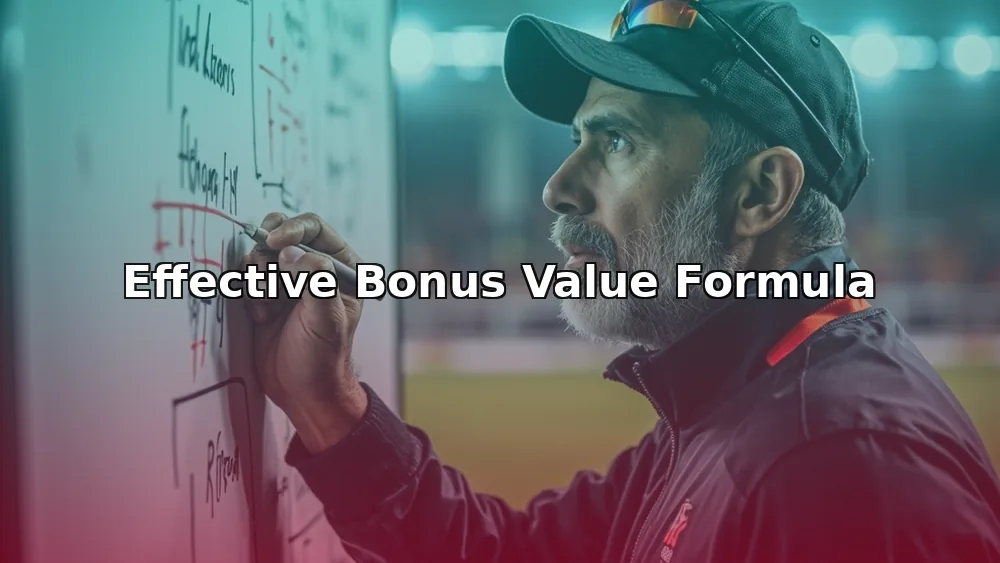 Effective bonus value calculation: bonus divided by qualifying volume