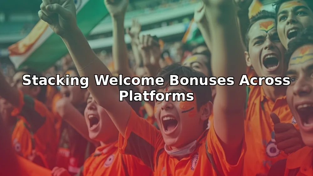 Stacking welcome bonuses across multiple Indian fantasy apps visual